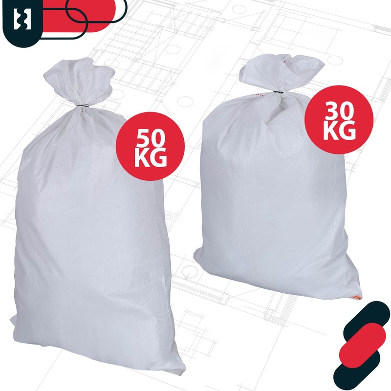 KOTARBAU® Set of 10 Polypropylene Fabric Bags 50 x 80