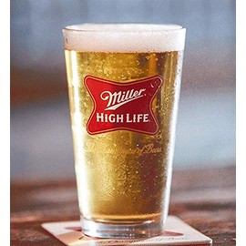 Miller High Life Beer Pint Glass