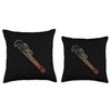 Vintage Pipe Wrench Sketch Pipefitter Tradesman Throw Pillow