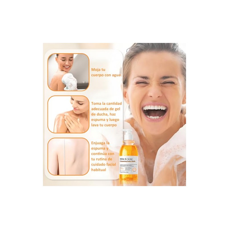 Gel Exfoliante Jabón Líquido Aminoácidos Multibeneficios 250ml Todo Tipo Piel