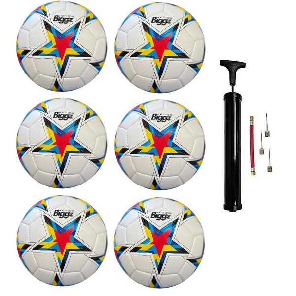 Biggz High Tech Mould Starz Soccer Ball Size 5 (6