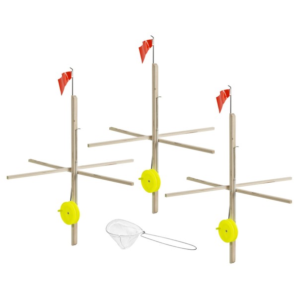 Multi 3 Pack Tip-Up with Tackle, One Size