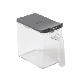 kc0223/Spice Container, Single Item, Charcoal Gray| Condiment Container, Sarasa Design, Spice, Spice Rack, Container, Flour, Sugar, Salt