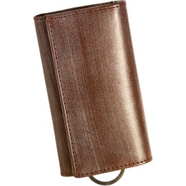 Eredità Men's Bridle Leather Key Case, 5 Rows, dark brown, Key Case