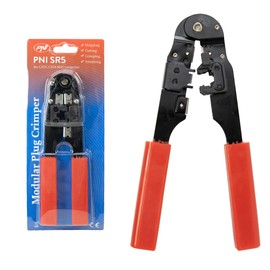 PNI SR5 Pliers for Cutting, Stripping Cable and Crimping RJ45 CAT5, CAT6 Plugs