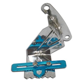 Cobra-Tek For Chevy SB 283-305-327-350-400 Timing Tab W/Adjustable Pointer Chrome.