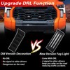 BINQIGOO Full LED Front Fog Light DRL Kit for Toyota