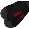 Wilson 10 Piezas Calceta para Niños, color Negro/Oxford, Talla MD