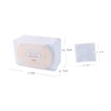 IWOWHERO 1000pcs Makeup Cotton Pads Thin Non Woven Cosmetic Facial