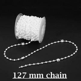 First blinds 12 Meter 100 clips Vertical Blind Bottom Chain for 5 Inch / 127mm Slats