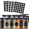 180 Spice Labels for Food Containers, Chalkboard Labels for Jars,Spice