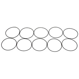 Sur-Seal ORVT041x10 Viton Number-041 Standard O-Ring, Fluoropolymer Elastomer, 70 Durometer Hardness, 3" ID, 3-1/8" OD (Pack of 10)