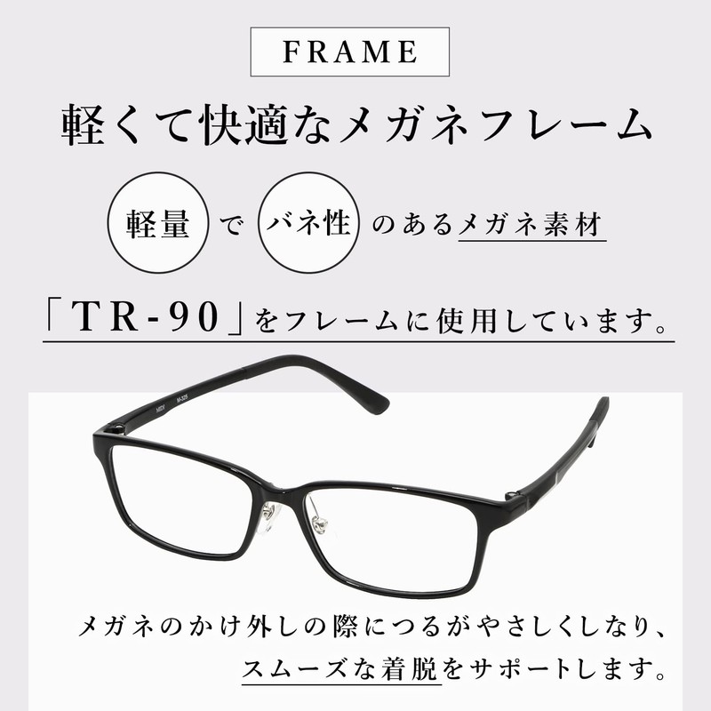 老眼鏡 0.5 0.5度 メンズ ブルーライトカット ブルーライト ミディ 持ち運び 持ち歩き 持ち歩き用