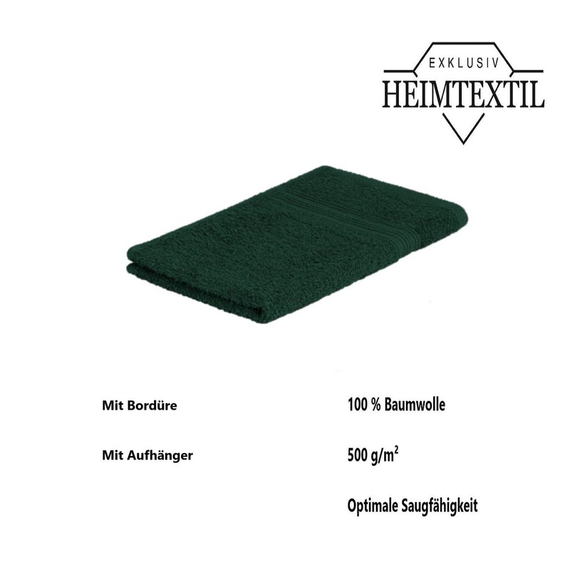EXKLUSIV HEIMTEXTIL Guest Towels Set of 4 30 x 50