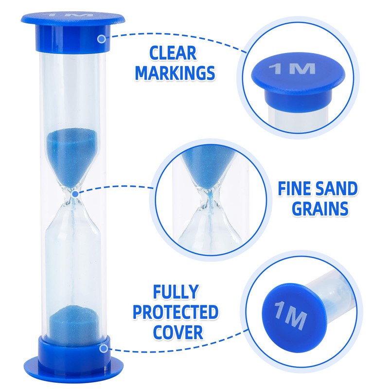 I-MART Plastic Sand Timer Sandglass Hourglass Sand Clock Timer 30