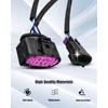 ULZOZN Conversion Harness Quad Housing to Projector Headlight Fit for