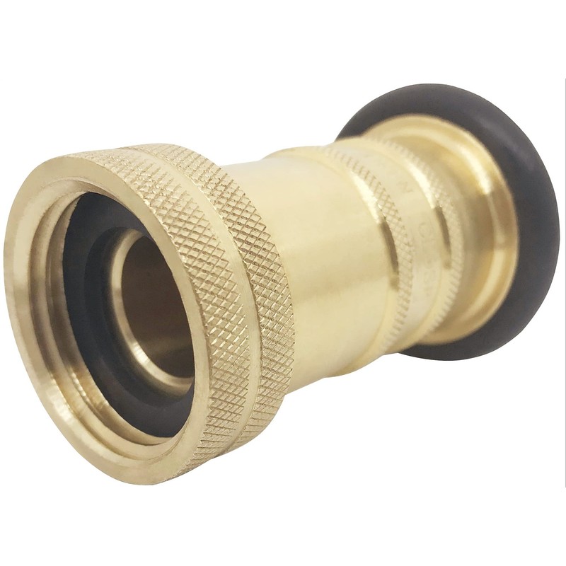 SpringSpray 1" NH/NST Fire Hose Nozzle Brass Fire Equipment Heavy