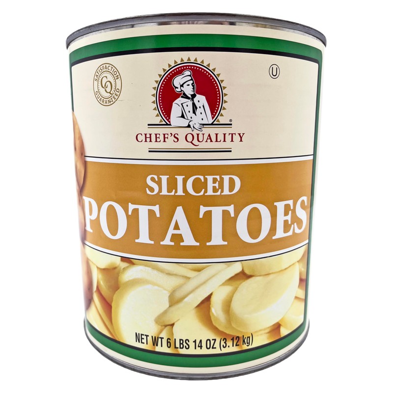 Chef's Quality Sliced Potatoes | Kosher | (6 LB 14oz)