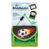 Wedo 2413001 Football Neck Pouch, Made of Polyester, Safety Cord,