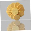 FOMIYES 60pcs Rounded Makeup Puff Powder Simple Cosmetic Puff Comfortable