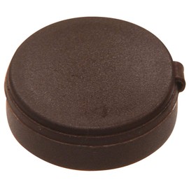 The Hillman Group 59043 Hinge Screw Cover Number 4/Number 6, Brown , 25-Pack