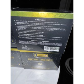 DERMORA Golden Glow Under Eye Patches Boxes. (80 total pairs)