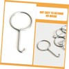TEHAUX 10pcs Stainless Steel Drain Lifting Hooks Durable Shower Drain