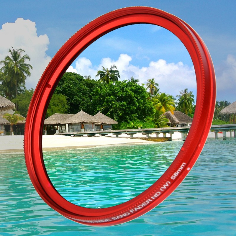 FOTGA 58mm ND2-400 Silm ND Filter Adjustable Variable Neutral Density