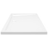 vidaXL Rectangular Shower Base Tray in Stylish High Gloss ABS