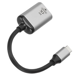 Adaptador de Tipo C a DP, Convertidor de Tipo C a DisplayPort Adaptador de Tipo C a DP, Compatible con 4K a 60 Hz / 3D, para Interfaz Tipo C 3.1 Compa