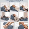 Ganondorf Adjustable Leg Elevation Pillow, Orthopedic Bed Wedge Set for