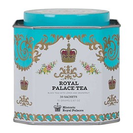 Harney & Sons Royal Palace Tea | Black Teas with Lemon and Grapefruit Flavors, 30 Sachets, Historic Royal Palaces Collection (Tin Design May Vary)