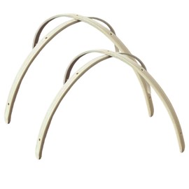 perfk 2 Pieces DIY Wooden Mobile Hanging Frame, Mobile Craft Frame, Children's Bed Hanging Frame Kit for Newborn Room Baby Toddlers