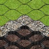 Hosuly 3" Thick Gravel Stabilizer Grid 9 x 20 ft