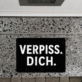 speecheese Funny Verpiss Dich Doormat in 35 x 50 cm without Border Humorous Doormat - Ideal for the Home to Display Uninvited Guests