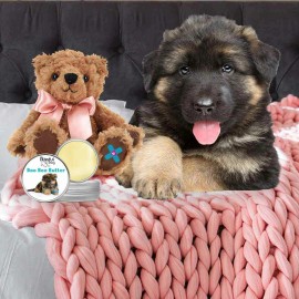 THE BLISSFUL DOG INC. German Shepherd Boo Boo Butter | Herbal Dog Balm Soothes Minor Skin Irritations - 1 OZ TIN