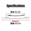 JLEivvi 2 PCS Dog Leash Extension Chew Proof Heavy Duty