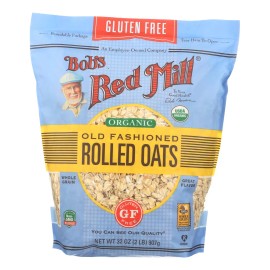 UD_Bob's Red Mill-Organic Old Fashioned Rolled Oats-Gluten Free-Case of 4 32 oz Each
