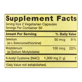 Complejo N-acetil-cisteína Nac 1000mg 100c Acetil Cisteina S Sabor Neutro