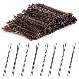 Haarnadeln 6cm, 50 Count Braun Haarnadeln für Frauen Dame Mädchen Kinder HaarnadelUnsichtbarer Wellen-Haargriff Haarspange Haarklammer Bulk-Haarschmuck