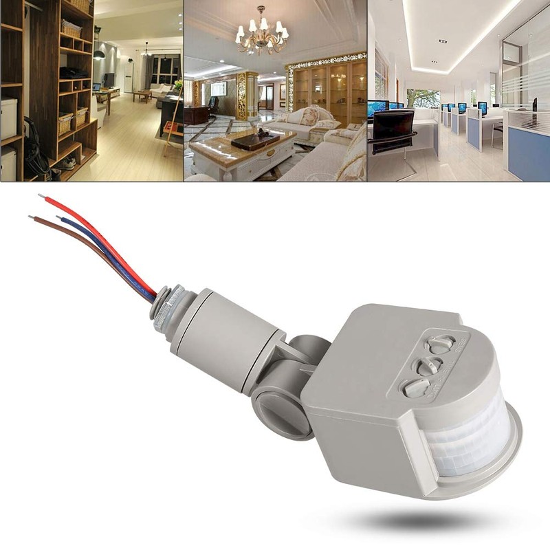 LED Outdoor 90~250V 180 Degree Infrared PIR Motion Sensor Detector