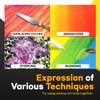 (48 Colors) HASHI Artists and Professionals Non-Toxic Soft Oil Pastel