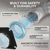 Magnetic Dryer Vent Coupling Kit, 4 Inch, Quick Connect Connector