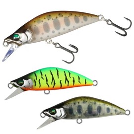Basday Monofu 45S Sinking Minnow Bassday 028 Matte Tiger 1.8 inches (45 mm)