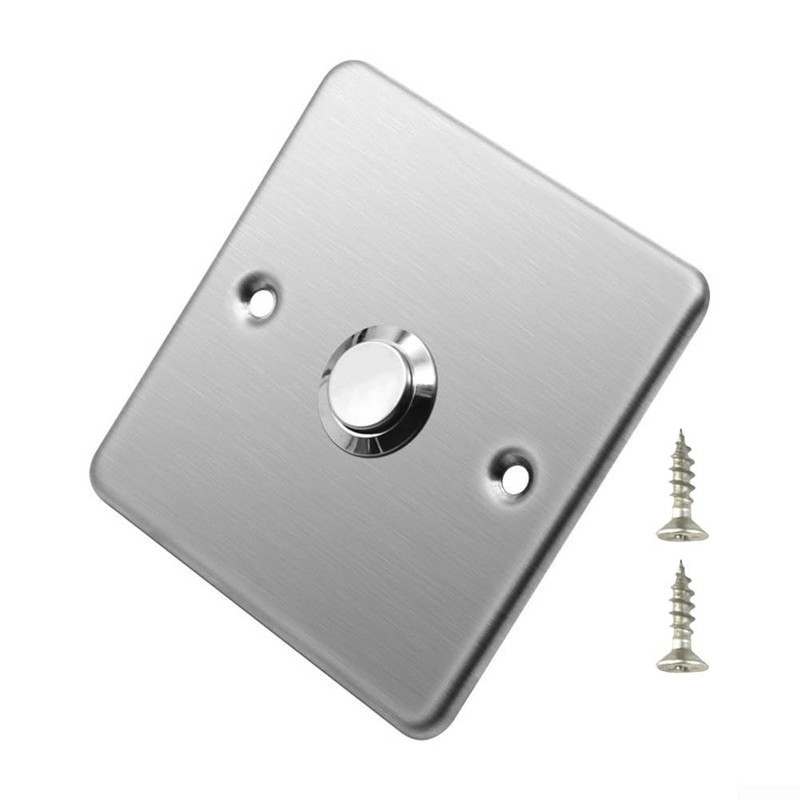 SPORTARC Stainless Steel Door Bell Panel Push Button Switch Wall