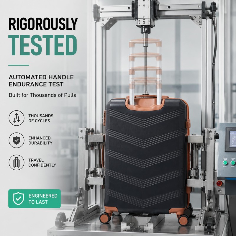 CONCEPTEN Expandable Luggage Sets, Suitcase, Carry On Luggage 22x14x9 Airline