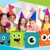 Foilswirl 6 Pcs Large Monster Party Favor Boxes Cute Monster