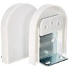GARDINIA Bracket for Roller Blinds, 2-Pack, Includes White Decorative Caps,