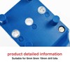 WANGCL 41Pcs Woodworking Doweling Jig Kit 6/8/10 mm Handheld Wood