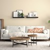 Boswillon Floating Shelves Wall Mounted Set of 2, Modern Black
